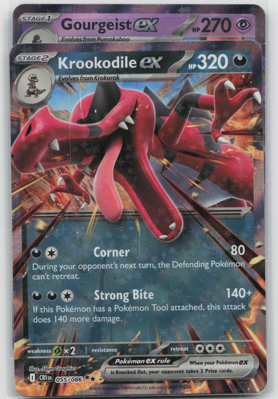 Krookodile ex - Chaos Rising 055/086
