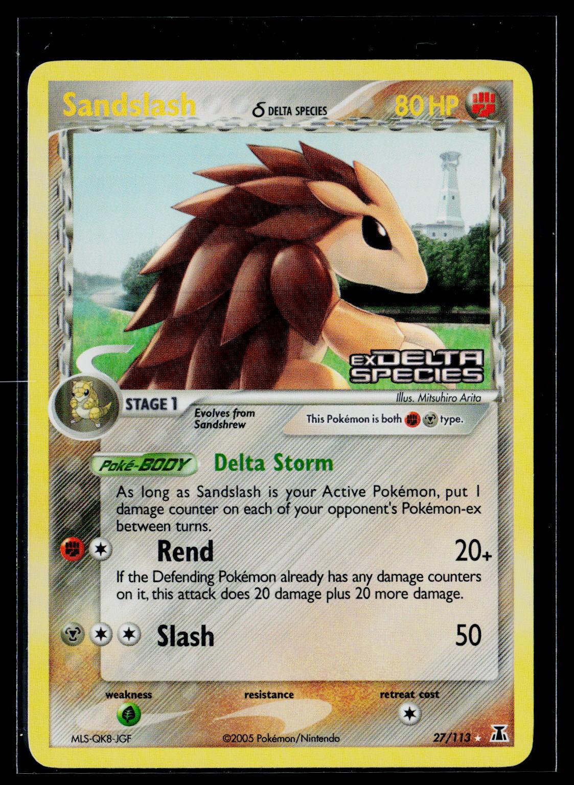 Sandslash - Delta Species 27/113 (NM)