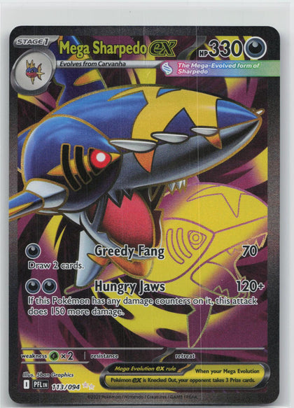 Mega Sharpedo ex - Phantasmal Flames 113/094