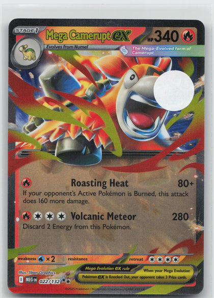 Mega Camerupt ex (Prize Pack) - Mega Evolution 022/132