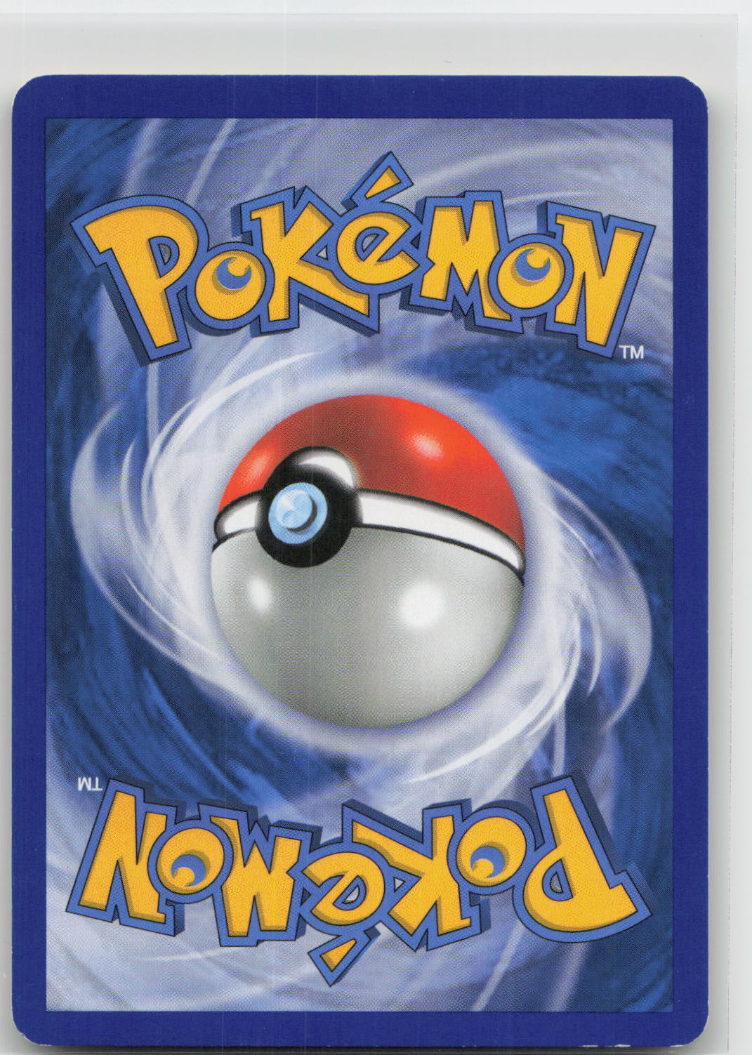 Back of card