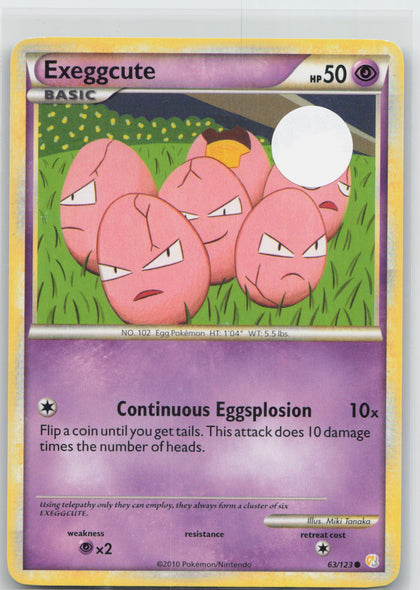 Exeggcute - HeartGold & SoulSilver 63/123