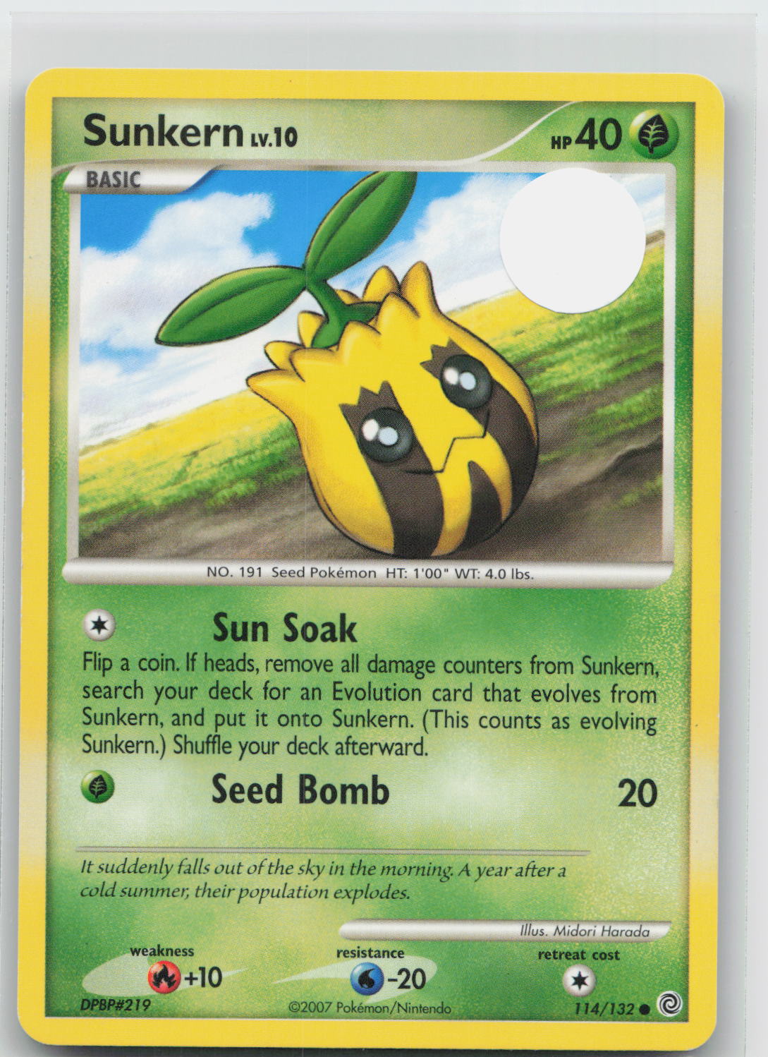 Sunkern - Secret Wonders 114/132