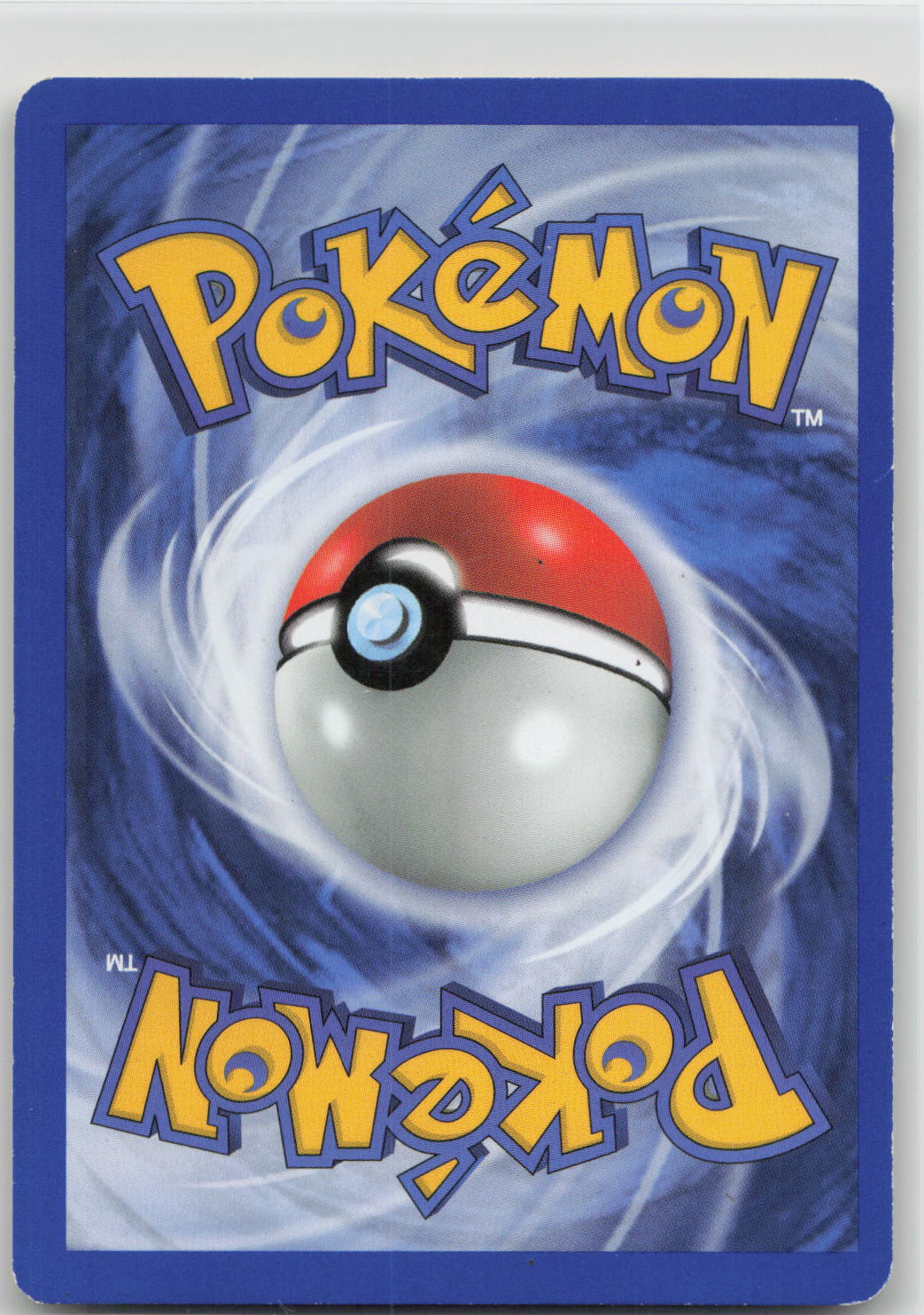 Back of card