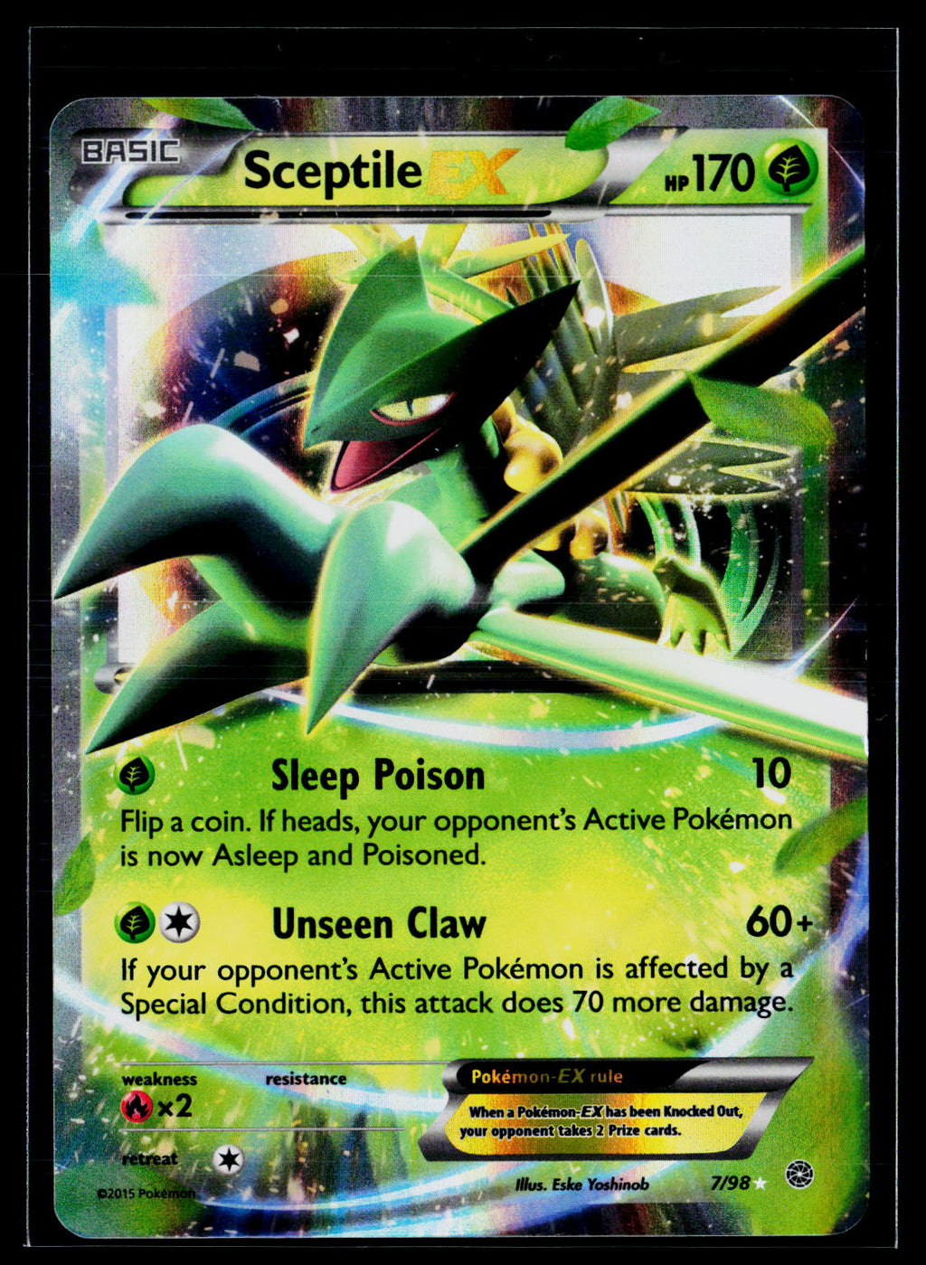 Sceptile EX - Ancient Origins 7/98 (NM)