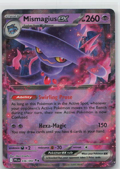 Mismagius ex (Prize Pack) - Phantasmal Flames 036/094