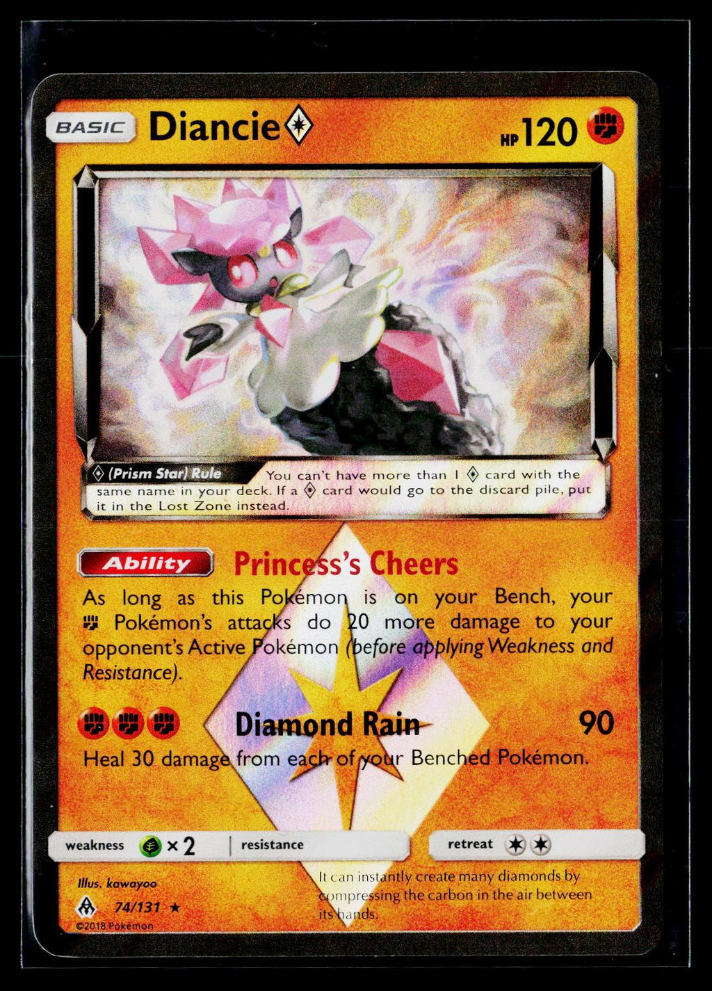 Diancie ◇ - Forbidden Light 74/131 (GD)
