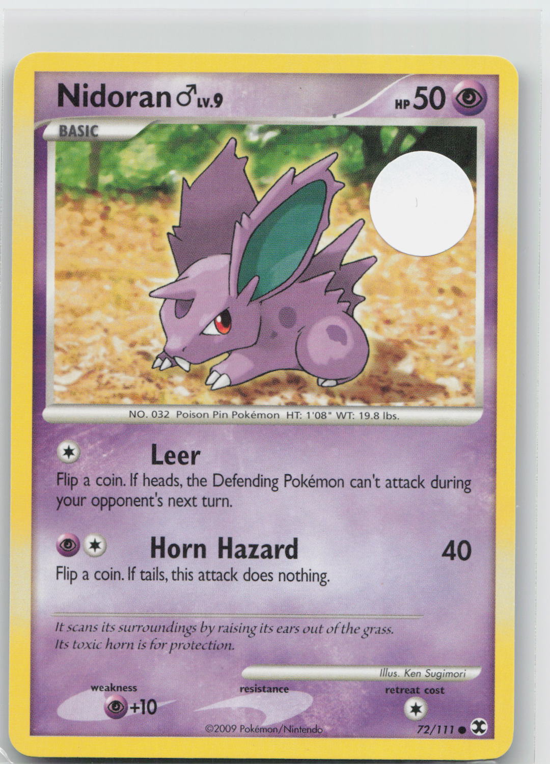 Nidoran M - Rising Rivals 72/111
