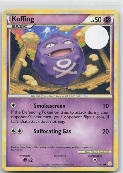 Koffing - HeartGold & SoulSilver 70/123