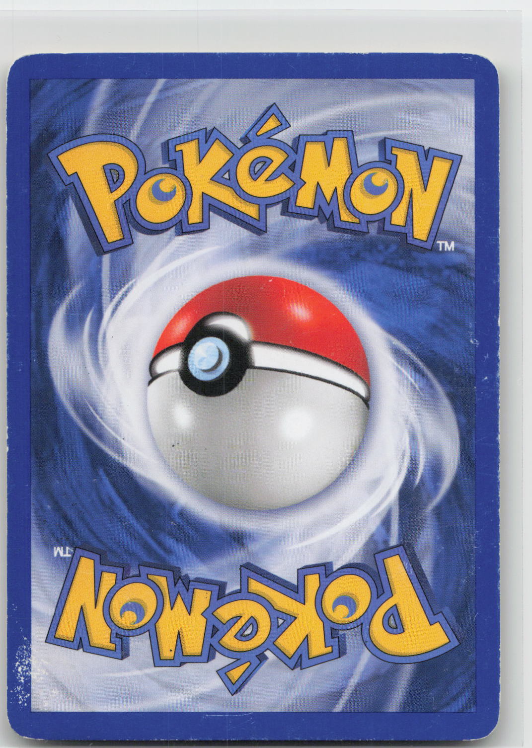Back of card