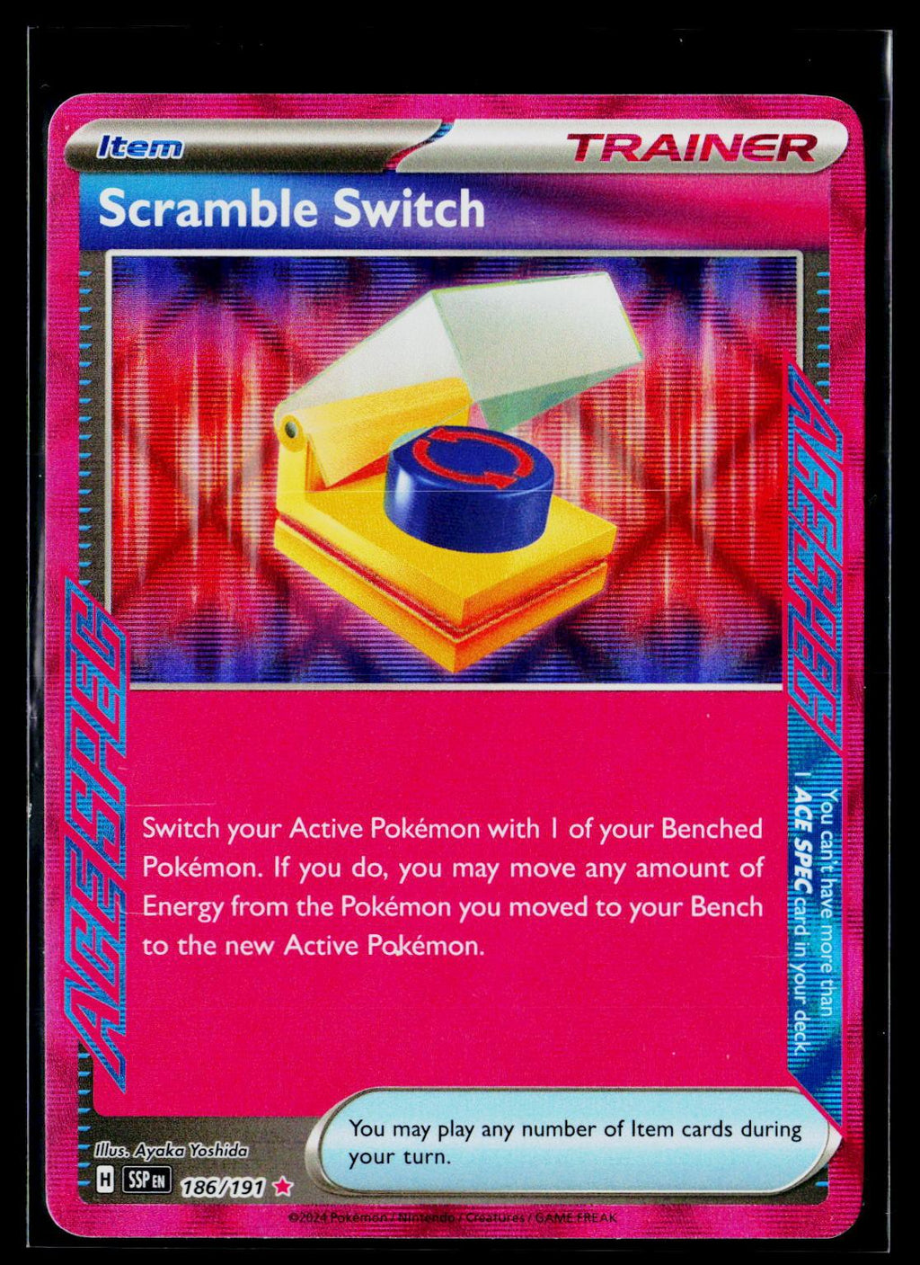 Scramble Switch - Surging Sparks 186/191 (NM)