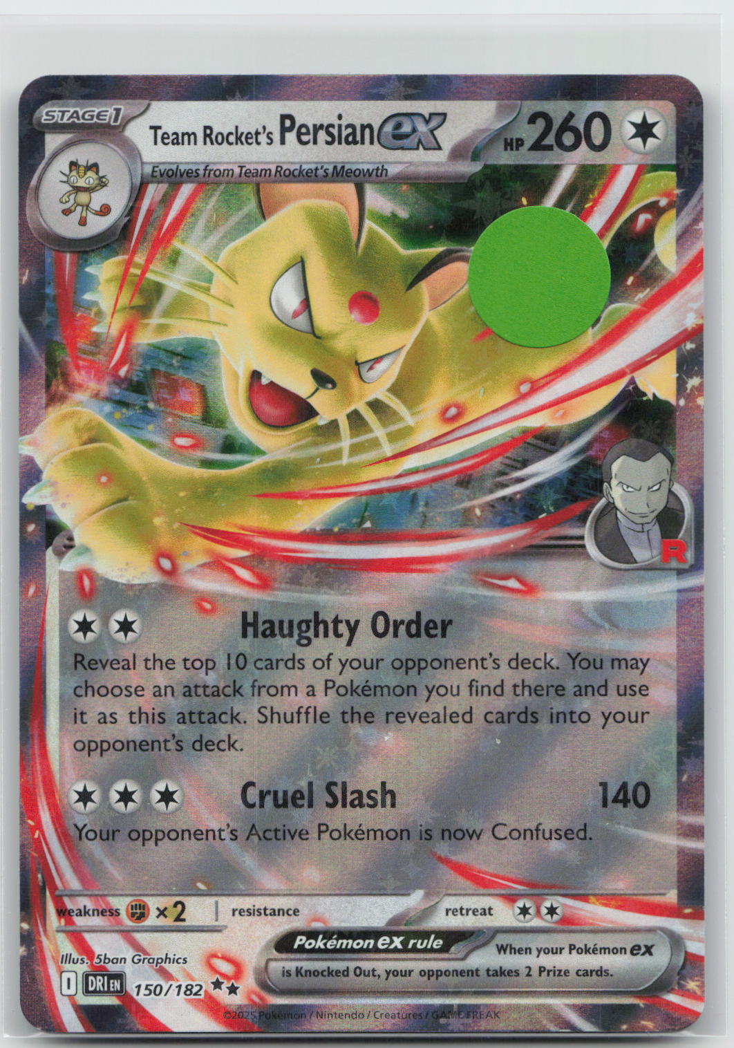 Team Rocket's Persian ex - Destined Rivals 150/182