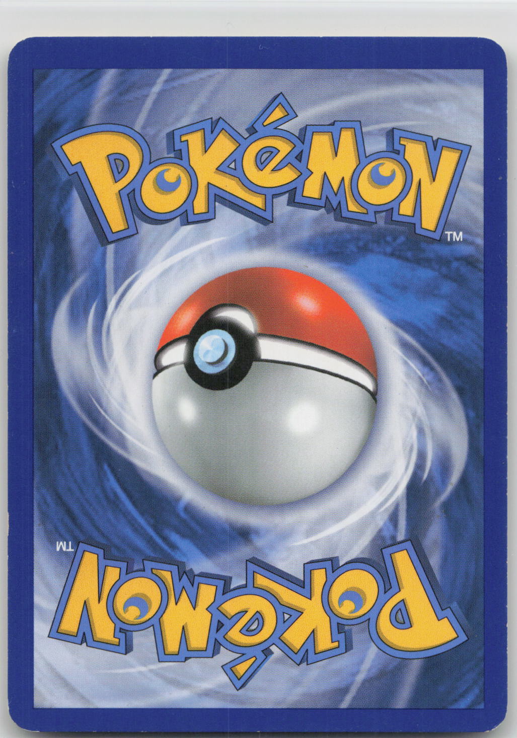 Back of card