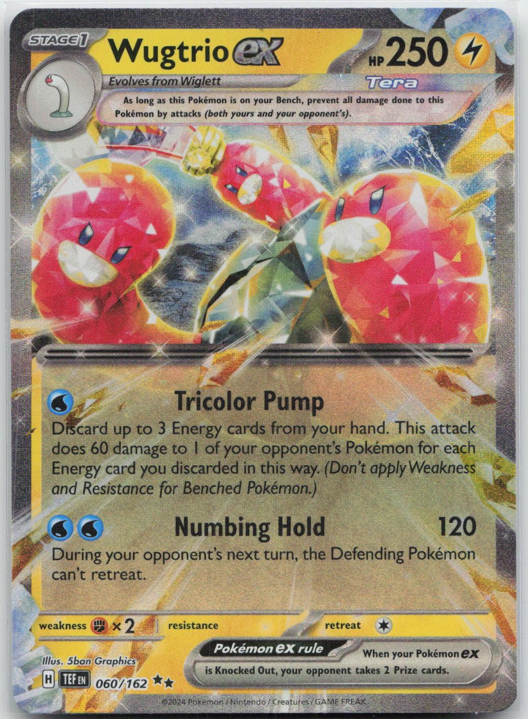 Wugtrio ex - Temporal Forces 060/162