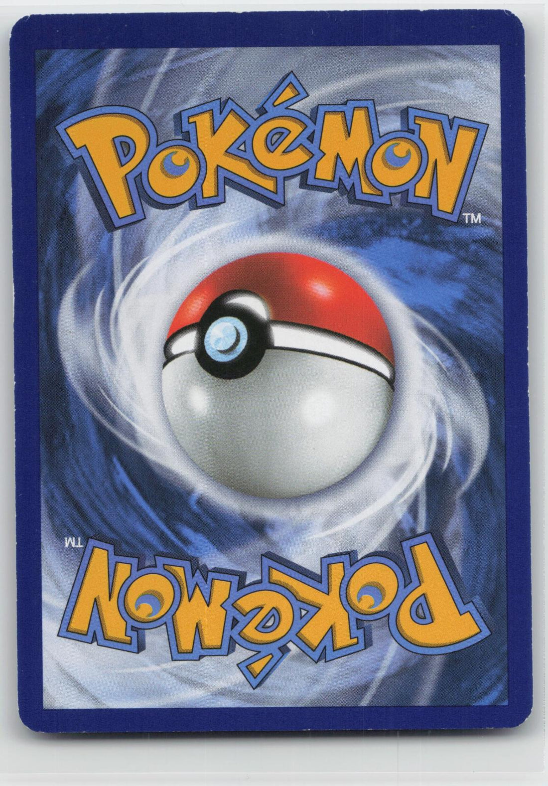 Back of card