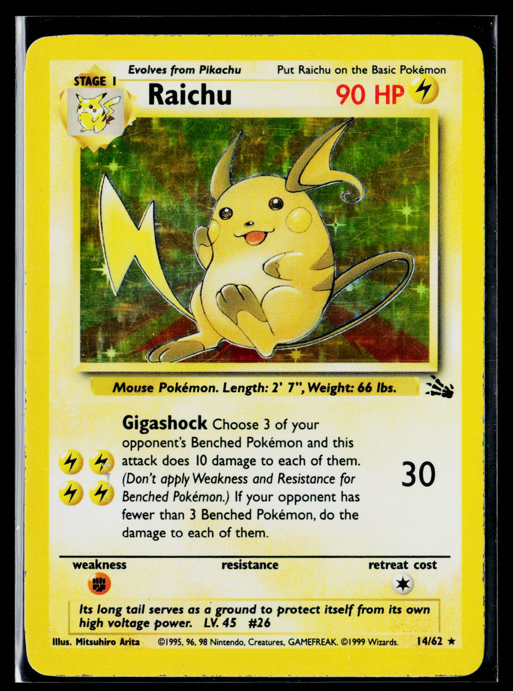 Raichu - Fossil 14/62 (GD)