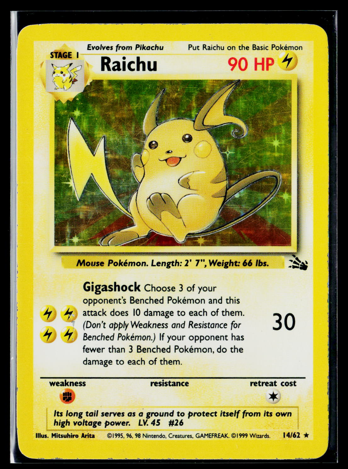 Raichu - Fossil 14/62 (GD)