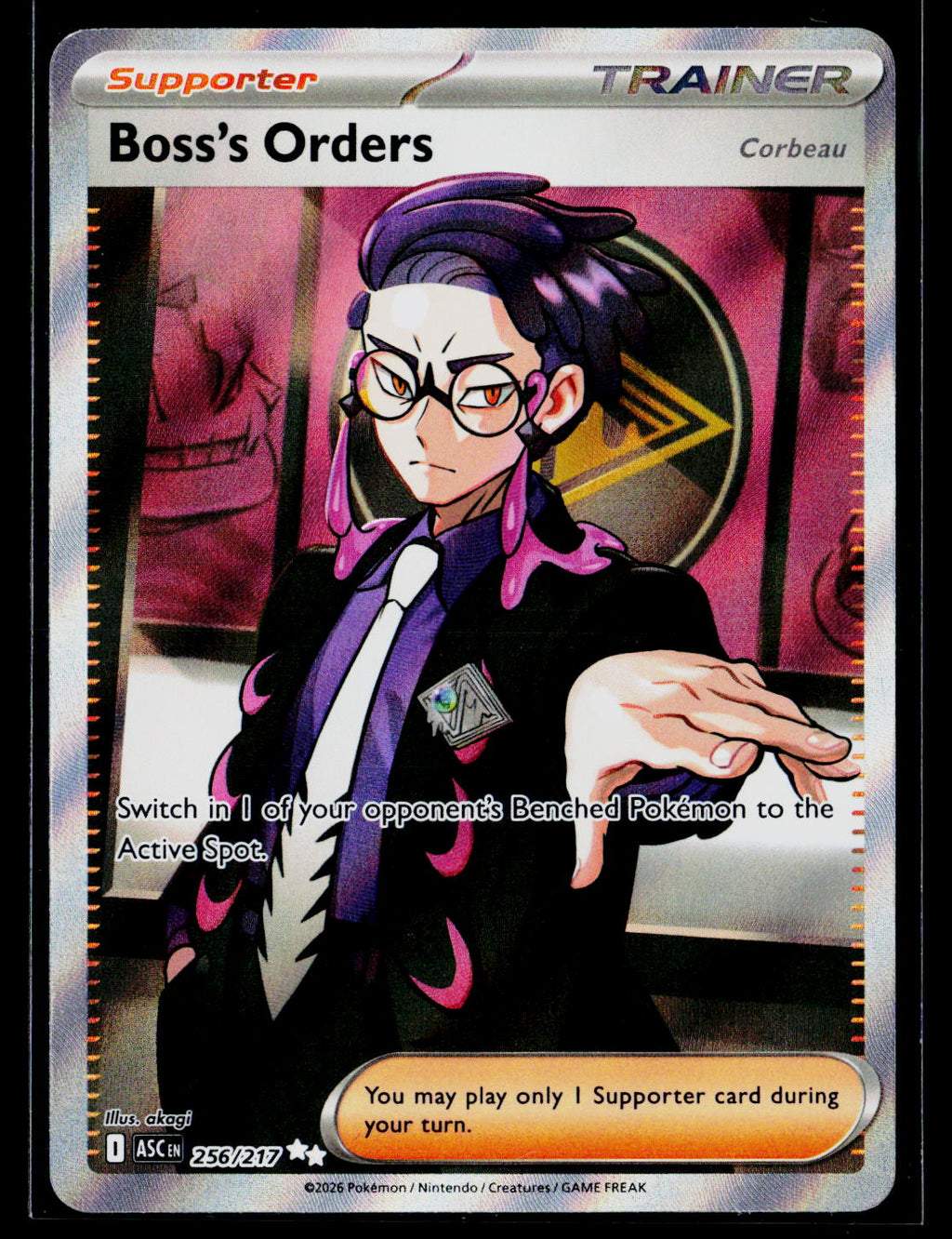 Boss's Orders [Corbeau] - Ascended Heroes 256/217 (NM)