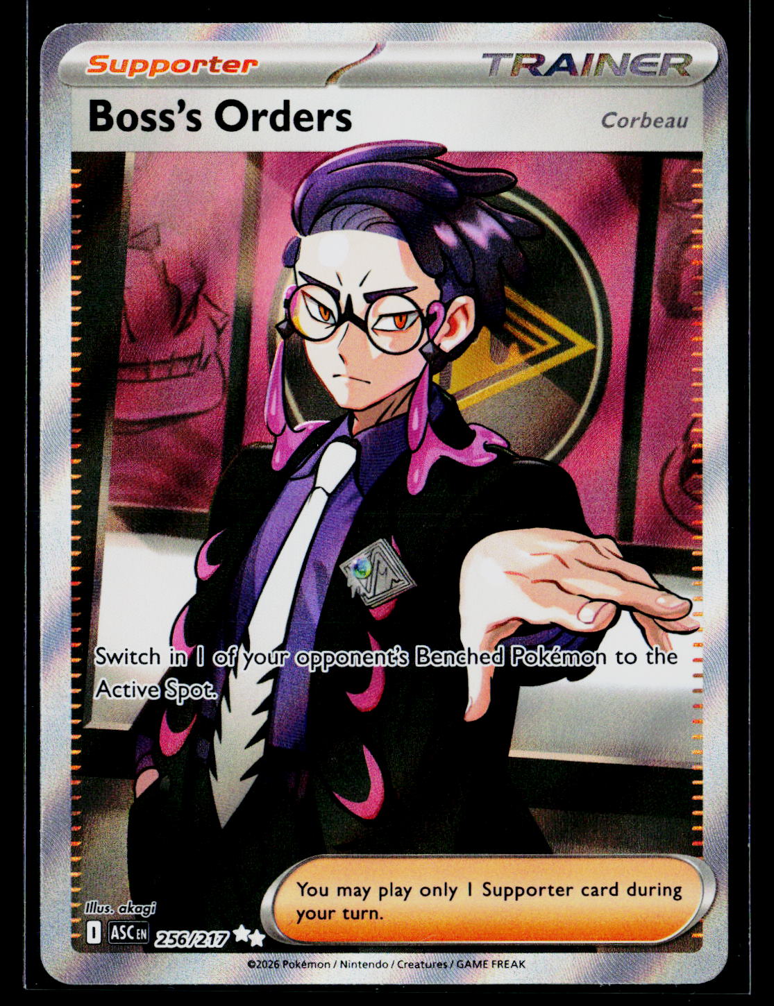 Boss's Orders [Corbeau] - Ascended Heroes 256/217 (NM)