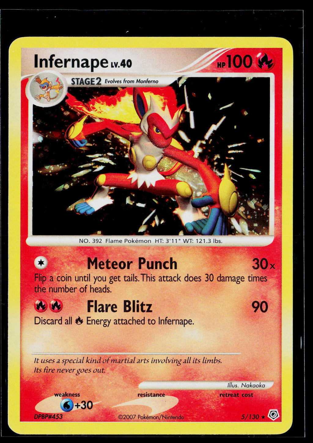 Infernape - Diamond & Pearl 5/130 (NM)
