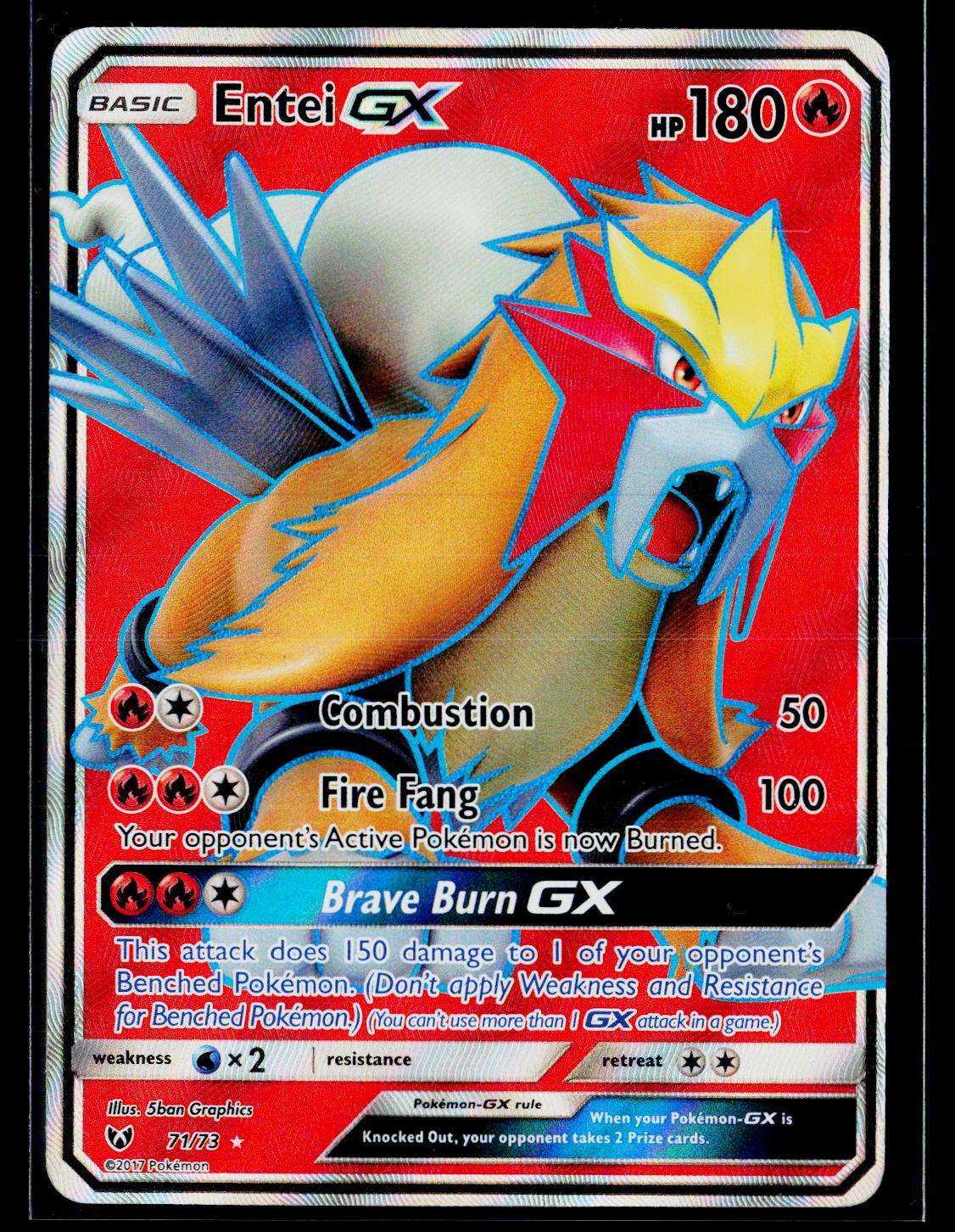 Entei GX - Shining Legends 71/73 (NM)