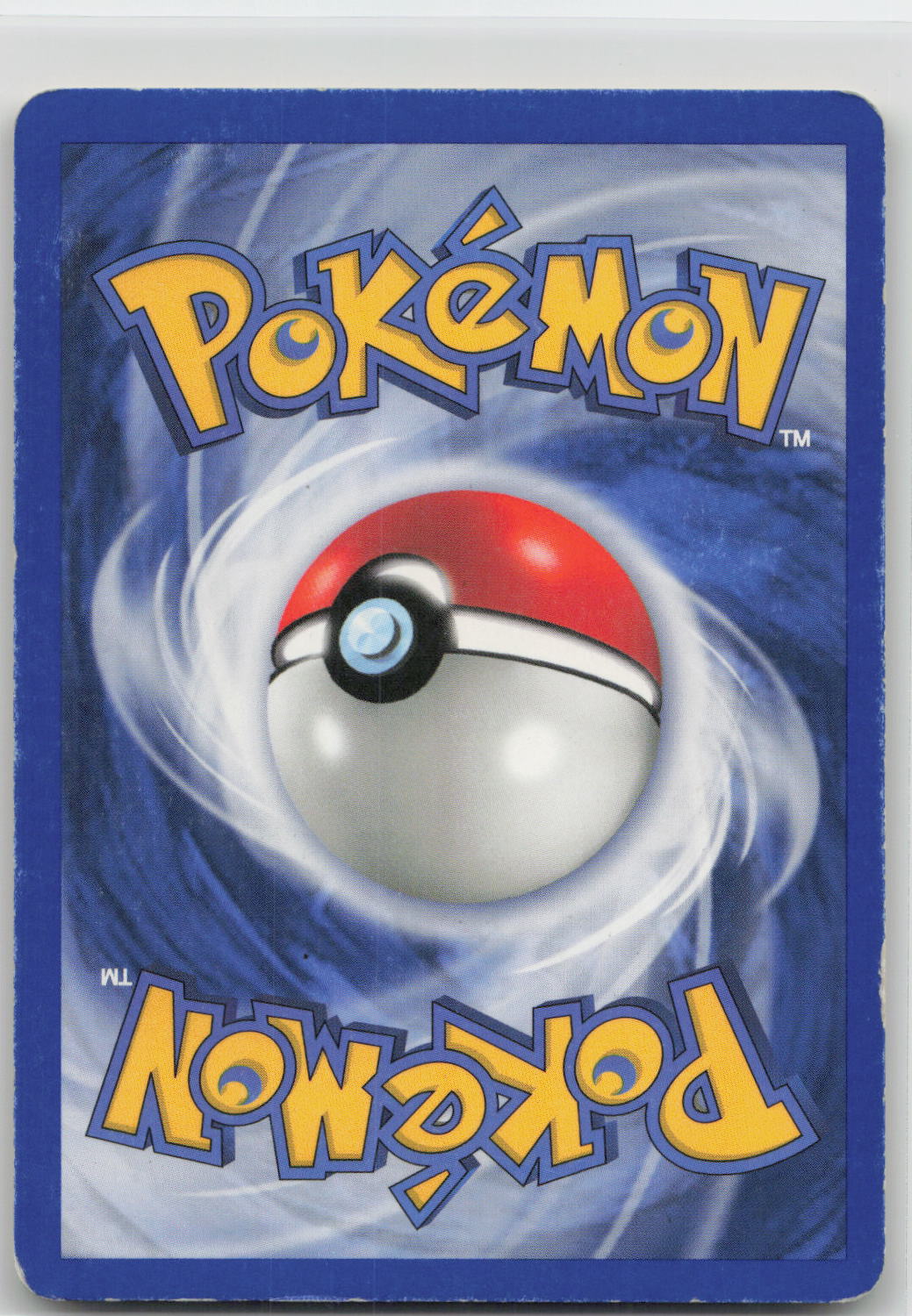 Back of card