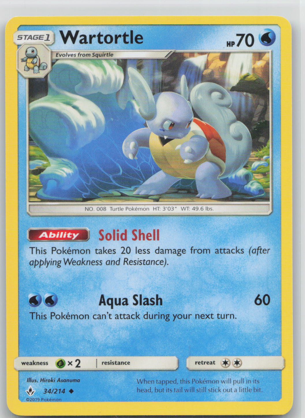 Wartortle (Premium Collection Promo) - Unbroken Bonds 034/214