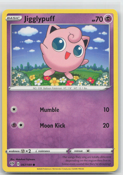 Jigglypuff - Darkness Ablaze 067/189