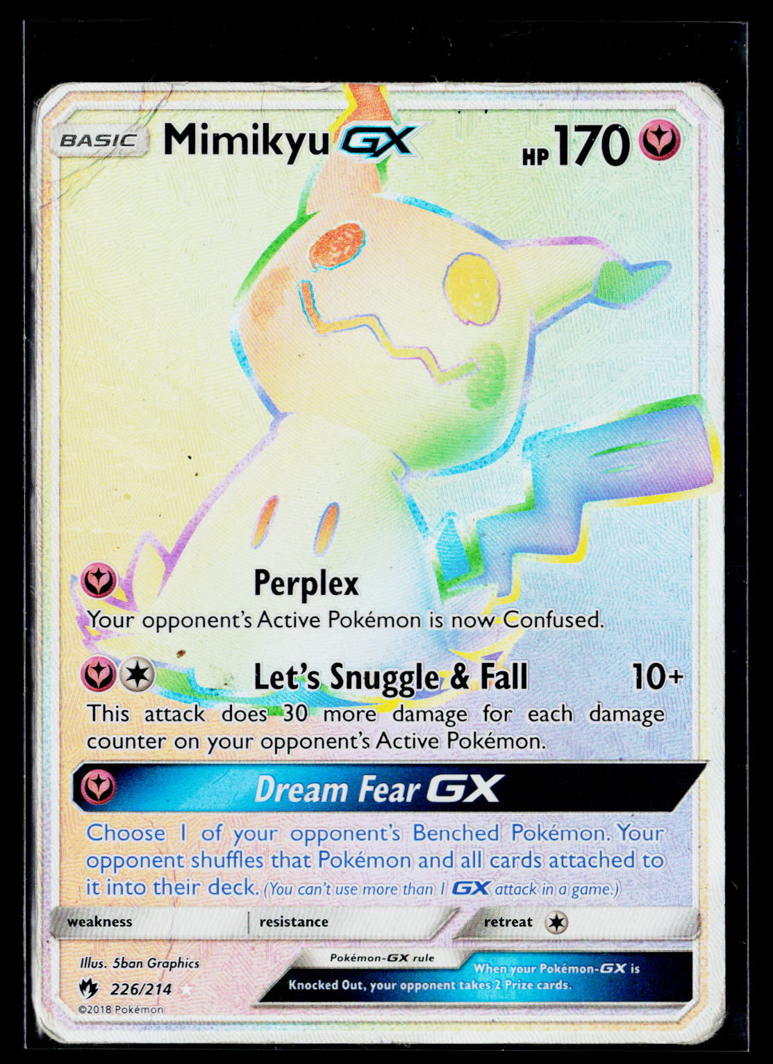 Mimikyu GX - Lost Thunder 226/214 (NM)