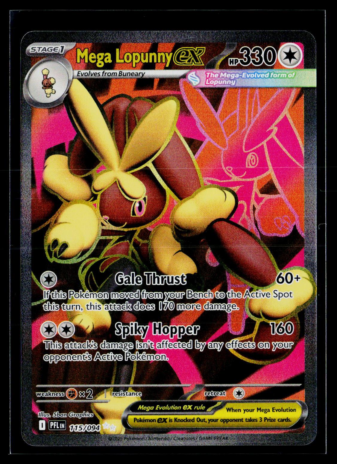 Mega Lopunny ex - Phantasmal Flames 115/094 (NM)