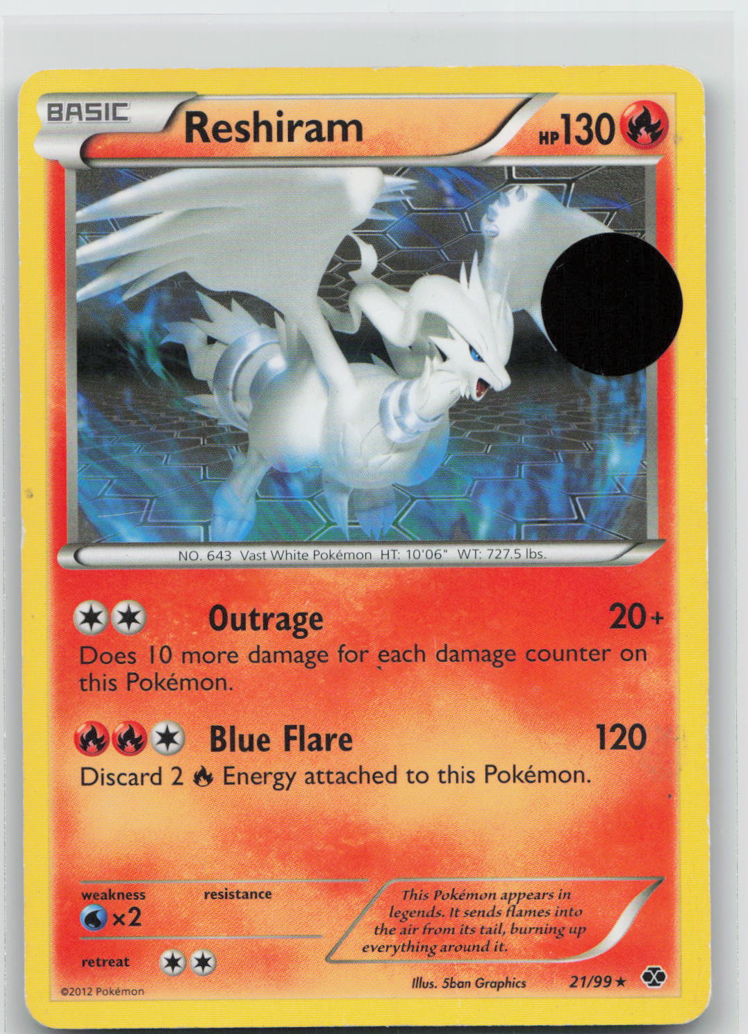 Reshiram - Next Destinies 21/99