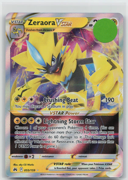 Zeraora VSTAR - Crown Zenith 055/159