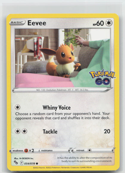 Eevee - Pokémon GO 054/078