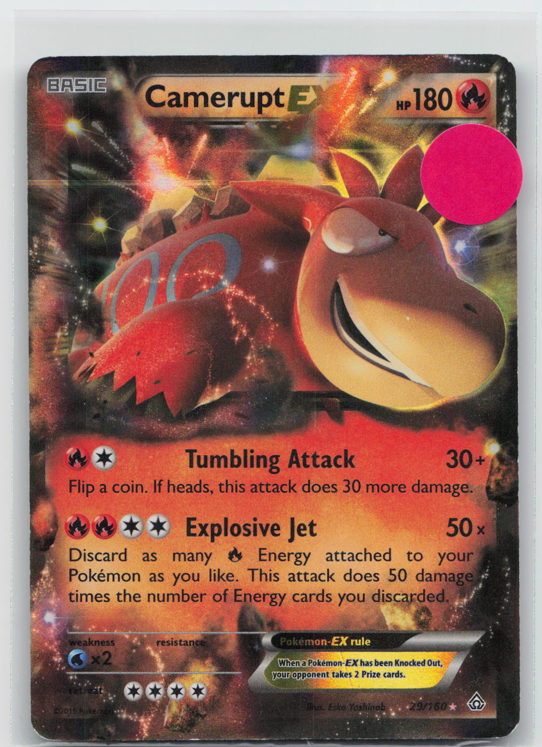Camerupt EX - Primal Clash 29/160