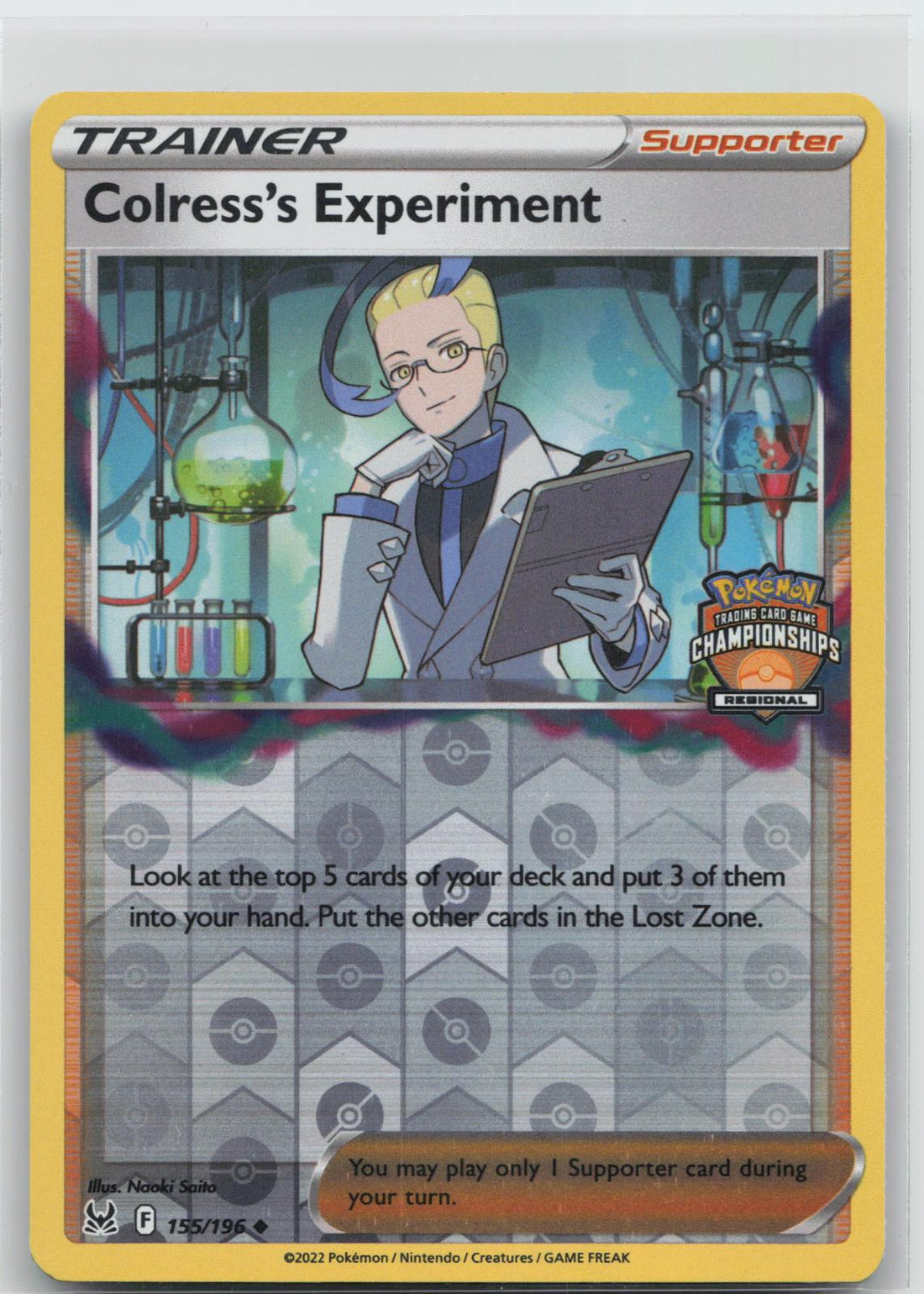 Colress's Experiment (Regional Championships) - Lost Origin 155/196