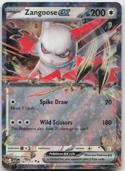 Zangoose ex - Ascended Heroes 167/217