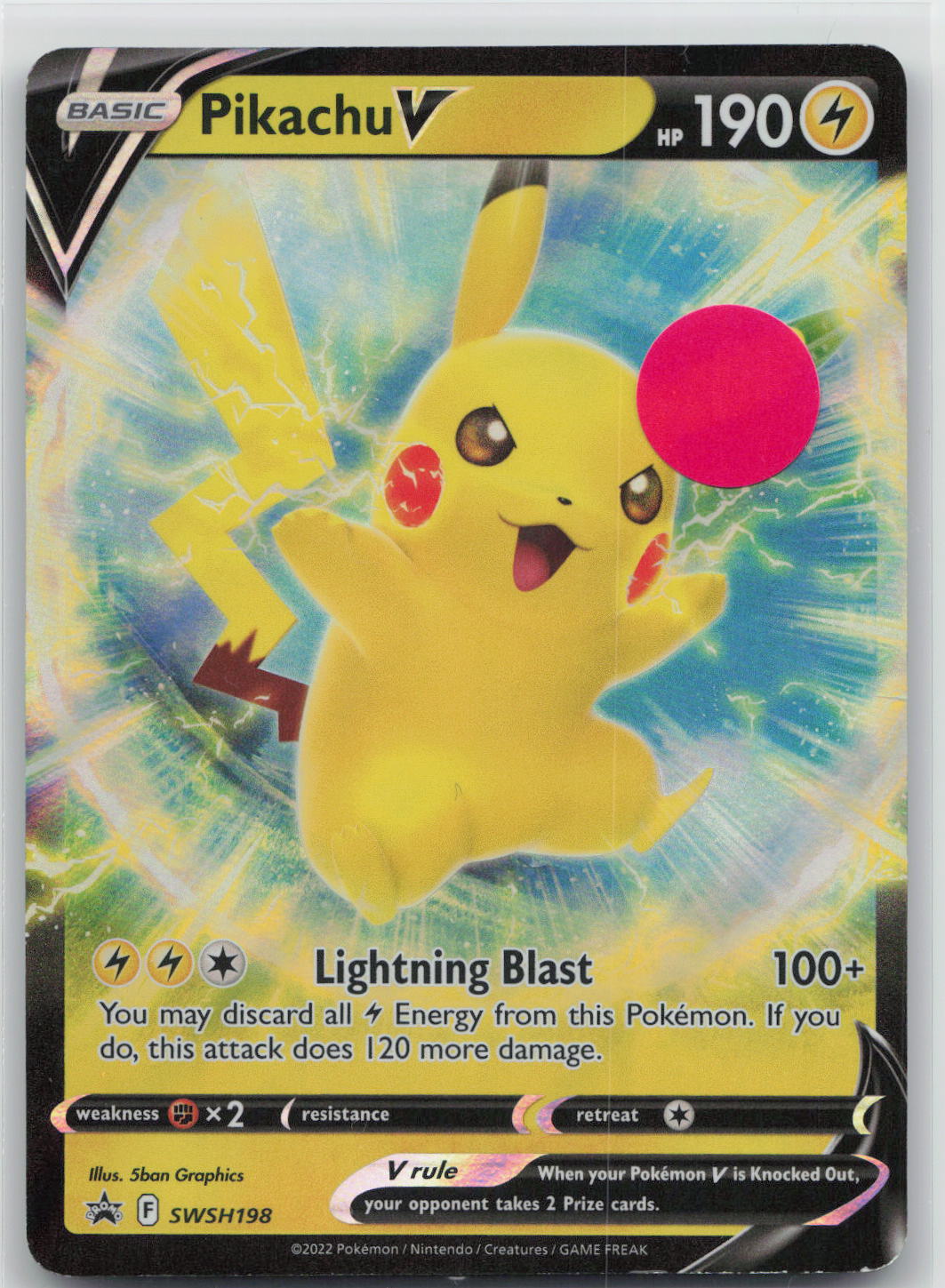 Pikachu V - Sword & Shield Promo SWSH198
