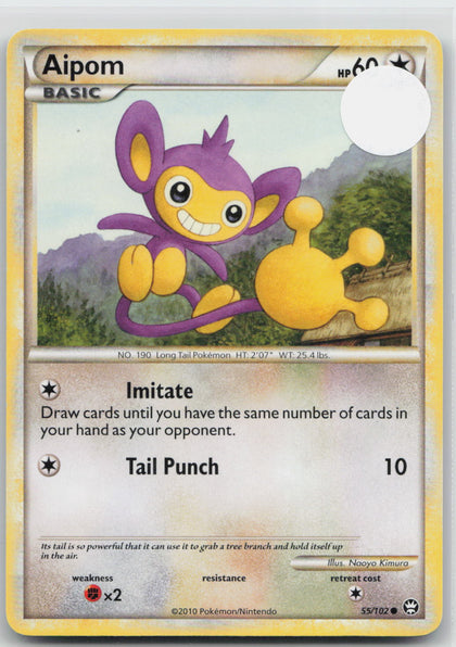Aipom - HGSS Triumphant 55/102