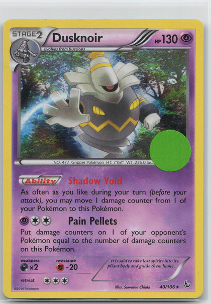 Dusknoir - Flashfire 40/106