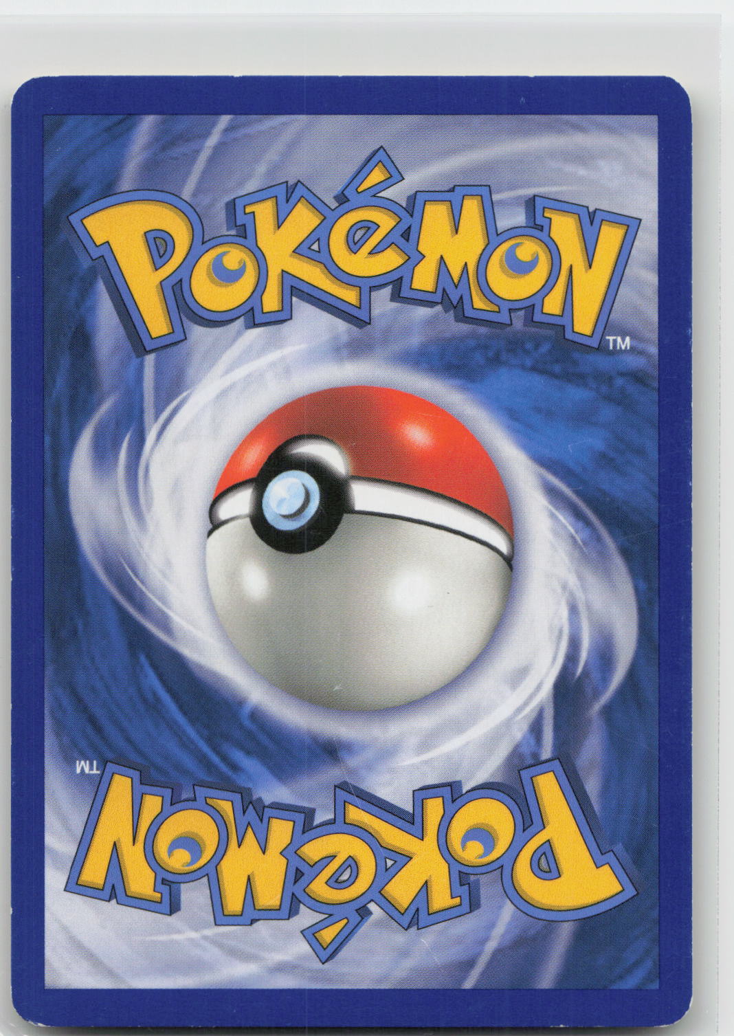 Back of card