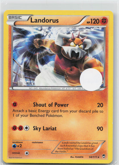 Landorus (Deck Exclusive) - Furious Fists 58/111