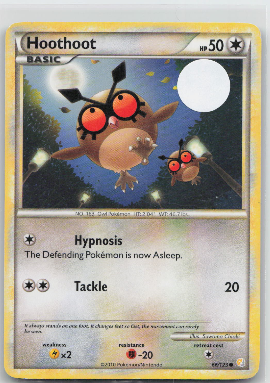 Hoothoot - HeartGold & SoulSilver 66/123