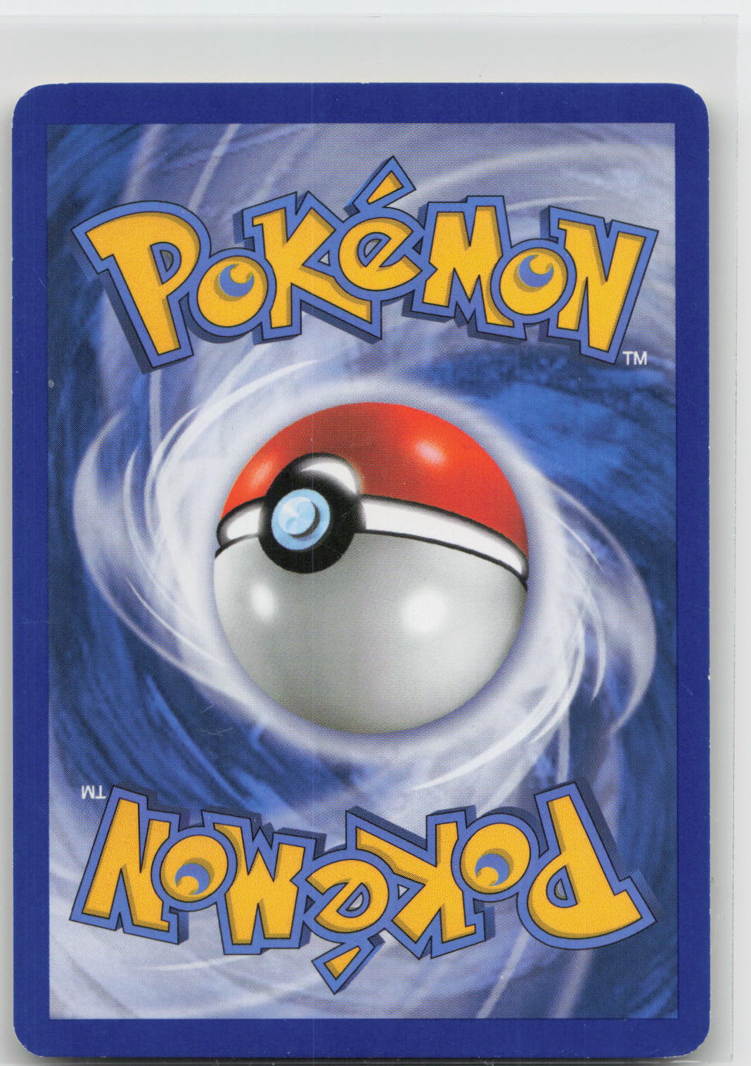Back of card