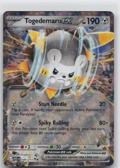 Togedemaru ex - Ascended Heroes 149/217