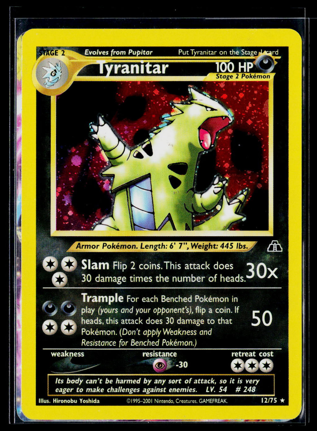 Tyranitar - Neo Discovery 12/75 (NM)