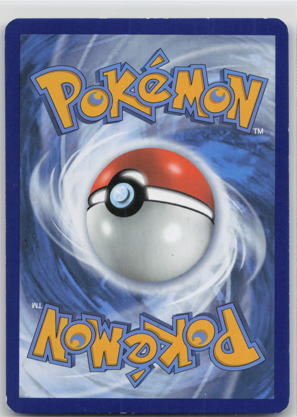 Back of card