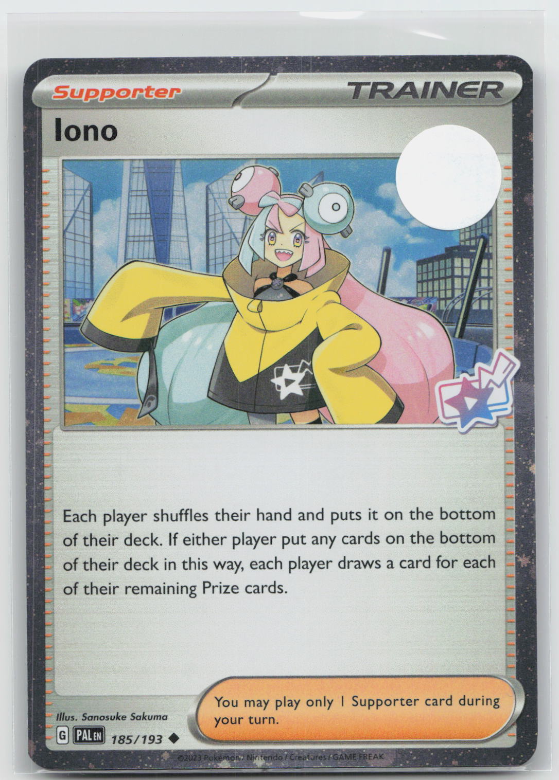 Iono (Cosmo Foil) - Paldea Evolved 185/193