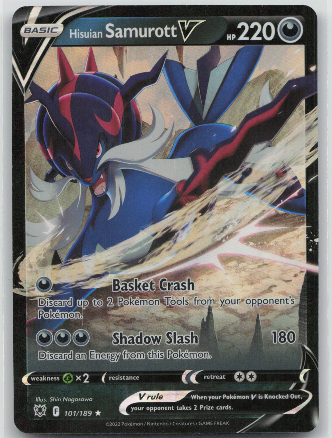 Hisuian Samurott V - Astral Radiance 101/189