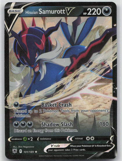 Hisuian Samurott V - Astral Radiance 101/189