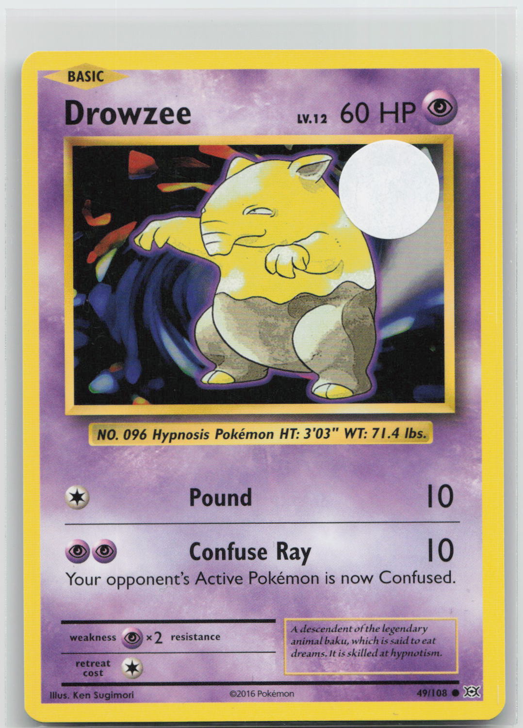 Drowzee - Evolutions 49/108